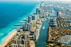 Fort Lauderdale seen from above