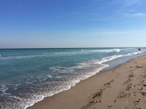 Top places for families in South Florida. Beach and the sky.