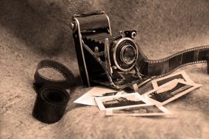 What kind of storage should you use? Old camera and photos.