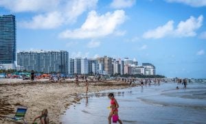 Top places for families in South Florida, Beach, children, buildings.