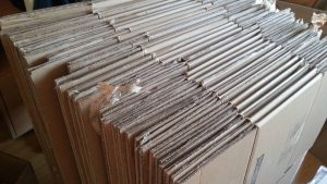 Leftover packing supplies such as boxes can be used in many different ways