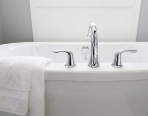 A white hot tub