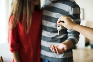 handing over keys