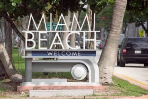 Miami Beach is one of the most eventful Miami neighborhoods, even it welcome board shows it