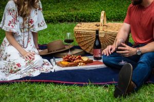 Couple on a picnic