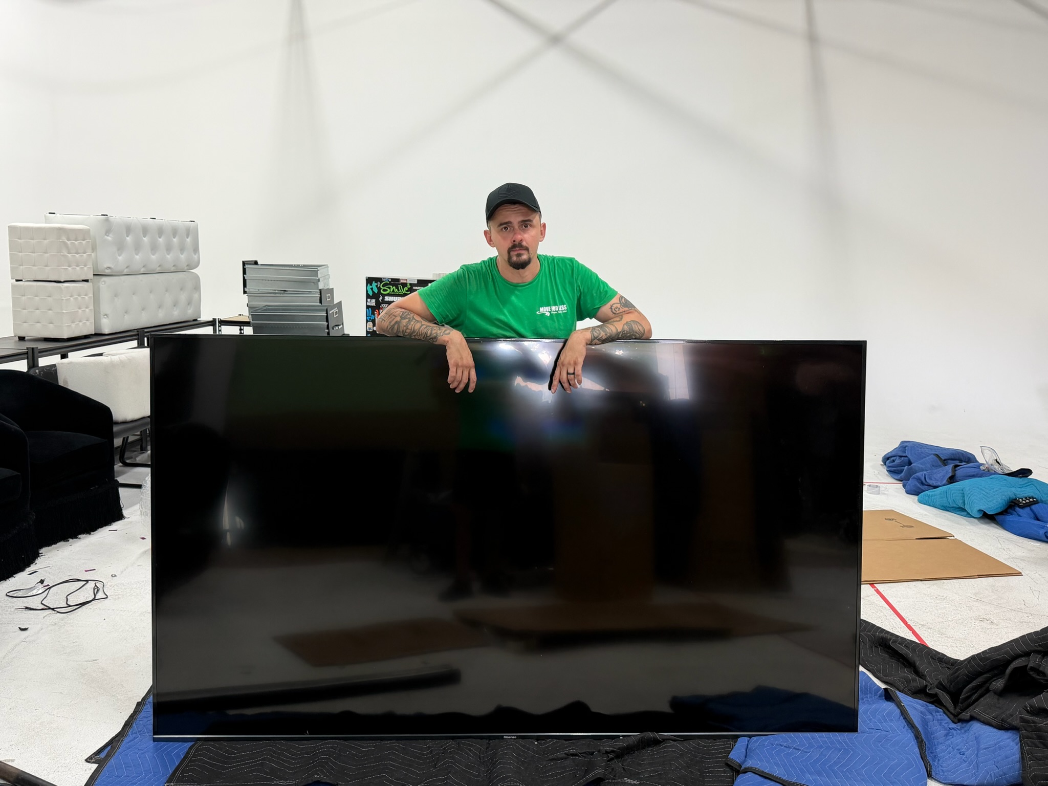 How to pack flat screen TV like a pro