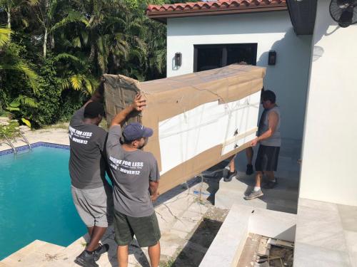 Our furniture movers Miami know their way around all types of furniture.